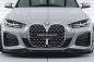 Preview: CSR Frontspoiler | Cup-Spoilerlippe mit ABE für BMW 4er (G26) / i4 M-Paket CSL668-L schwarz matt (Lackierung erforderlich)