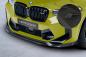 Preview: CSR Frontspoiler | Cup-Spoilerlippe mit ABE für BMW X3 (F97) CSL674-M Carbon Look matt strukturiert (keine Lackierung erforderlich)