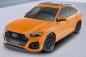 Preview: CSR Frontspoiler | Cup-Spoilerlippe mit ABE für Audi Q5 (FY/FYT) S-Line / SQ5 (FY) CSL677-L schwarz matt (Lackierung erforderlich)