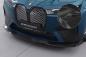 Preview: CSR Frontspoiler | Cup-Spoilerlippe mit ABE für BMW iX CSL691-C Carbon Look Hochglanz (keine Lackierung erforderlich)