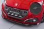 Preview: CSR Frontspoiler | Cup-Spoilerlippe mit ABE für Peugeot 208 GTi CSL694-S schwarz matt strukturiert (keine Lackierung erforderlich)