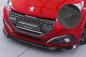 Preview: CSR Frontspoiler | Cup-Spoilerlippe mit ABE für Peugeot 208 GTi CSL694-L schwarz matt (Lackierung erforderlich)
