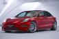 Preview: CSR Frontspoiler | Cup-Spoilerlippe mit ABE für Tesla Model 3 CSL702-M Carbon Look matt strukturiert (keine Lackierung erforderlich)
