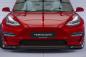 Preview: CSR Frontspoiler | Cup-Spoilerlippe mit ABE für Tesla Model 3 CSL702-M Carbon Look matt strukturiert (keine Lackierung erforderlich)