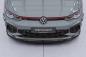 Preview: CSR Frontspoiler | Cup-Spoilerlippe mit ABE für VW Golf 8 (Typ CD) GTI Clubsport CSL711-L Lackierung erforderlich (schwarz matt)