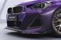Preview: CSR Frontspoiler | Cup-Spoilerlippe mit ABE für BMW 2er G42 M-Paket/M240i CSL716-L schwarz matt (Lackierung erforderlich)