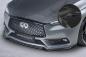 Preview: CSR Frontspoiler | Cup-Spoilerlippe mit ABE für Infiniti Q60 CSL754-G Glossy schwarz Hochglanz (keine Lackierung erforderlich)