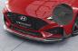 Preview: CSR Frontspoiler | Cup-Spoilerlippe mit ABE für Hyundai I30 (PD) N / N-Line CSL763-L schwarz matt (Lackierung erforderlich)