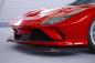 Preview: CSR Frontspoiler | Cup-Spoilerlippe mit ABE für Ferrari F8 Tributo / Spider CSL767-L schwarz matt (Lackierung erforderlich)