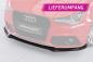 Preview: CSR Frontspoiler | Cup-Spoilerlippe mit ABE für Audi A1 (8X) S-Line CSL773-L schwarz matt (Lackierung erforderlich)