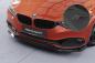 Preview: CSR Frontspoiler | Cup-Spoilerlippe mit ABE für BMW 4er F36 Gran Coupe CSL781-L Lackierung erforderlich (schwarz matt)