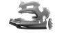 Preview: CSR Frontspoiler | Cup-Spoilerlippe mit ABE für Ford Transit Custom / Tourneo Custom Sport CSL803-M Carbon Look matt strukturiert (keine Lackierung erforderlich)
