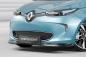 Preview: CSR Frontspoiler | Cup-Spoilerlippe mit ABE für Renault Zoe CSL806-L schwarz matt (Lackierung erforderlich)