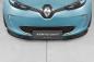 Preview: CSR Frontspoiler | Cup-Spoilerlippe mit ABE für Renault Zoe CSL806-L schwarz matt (Lackierung erforderlich)
