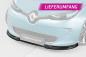 Preview: CSR Frontspoiler | Cup-Spoilerlippe mit ABE für Renault Zoe CSL806-L schwarz matt (Lackierung erforderlich)
