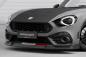 Preview: CSR Frontspoiler | Cup-Spoilerlippe mit ABE für Fiat Abarth 124 Spider CSL824-C Carbon Look Hochglanz (keine Lackierung erforderlich)