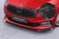 Preview: CSR Frontspoiler | Cup-Spoilerlippe mit ABE für Skoda Fabia 4 Monte Carlo CSL829-C Carbon Look Hochglanz (keine Lackierung erforderlich)