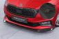 Preview: CSR Frontspoiler | Cup-Spoilerlippe mit ABE für Skoda Fabia 4 Monte Carlo CSL829-M Carbon Look matt strukturiert (keine Lackierung erforderlich)