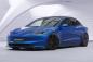 Preview: CSR Frontspoiler | Cup-Spoilerlippe mit ABE für Tesla Model 3 CSL869-M Carbon Look matt strukturiert (keine Lackierung erforderlich)