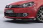 Preview: CSR Frontspoiler | Cup-Spoilerlippe mit ABE für VW Golf 6 (Typ 5K1) CSL877-L schwarz matt (Lackierung erforderlich)