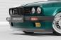 Preview: CSR Frontspoiler | Cup-Spoilerlippe mit ABE für BMW 3er E30 Coupe CSL906-G Glossy schwarz Hochglanz (keine Lackierung erforderlich)