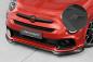 Preview: CSR Frontspoiler | Cup-Spoilerlippe mit ABE für Fiat 500X Sport CSL908-L schwarz matt (Lackierung erforderlich)