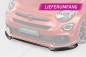 Preview: CSR Frontspoiler | Cup-Spoilerlippe mit ABE für Fiat 500X Sport CSL908-L schwarz matt (Lackierung erforderlich)
