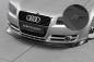 Preview: CSR Frontspoiler | Cup-Spoilerlippe mit ABE für Audi A4 B7 CSL928-L schwarz matt (Lackierung erforderlich)