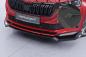 Preview: CSR Frontspoiler | Cup-Spoilerlippe mit ABE für Skoda Karoq Sportline CSL973-L schwarz matt (Lackierung erforderlich)