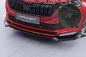 Preview: CSR Frontspoiler | Cup-Spoilerlippe mit ABE für Skoda Karoq Sportline CSL973-M Carbon Look matt strukturiert (keine Lackierung erforderlich)