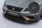 Preview: CSR Frontspoiler | Cup-Spoilerlippe mit ABE für Seat Leon 3 (Typ 5F) Cupra R  CSL885-S Strukturiert schwarz matt (keine Lackierung erforderlich)