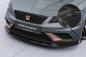 Preview: CSR Frontspoiler | Cup-Spoilerlippe mit ABE für Seat Leon 3 (Typ 5F) Cupra R  CSL885-C Carbon Look glänzend (keine Lackierung erforderlich)