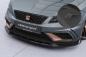 Preview: CSR Frontspoiler | Cup-Spoilerlippe mit ABE für Seat Leon 3 (Typ 5F) Cupra R  CSL885-L Lackierung erforderlich (schwarz matt)