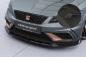 Preview: CSR Frontspoiler | Cup-Spoilerlippe mit ABE für Seat Leon 3 (Typ 5F) Cupra R  CSL885-M Carbon Look matt strukturiert (keine Lackierung erforderlich)