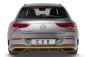 Preview: CSR Diffusor | Heckansatz mit ABE für Mercedes-Benz CLA X118 AMG-Line HA254-C Carbon Look Hochglanz (keine Lackierung erforderlich)