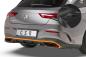 Preview: CSR Diffusor | Heckansatz mit ABE für Mercedes-Benz CLA X118 AMG-Line HA254-C Carbon Look Hochglanz (keine Lackierung erforderlich)