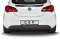 Preview: CSR Diffusor | Heckansatz mit ABE für Opel Corsa E HA274-L schwarz matt (Lackierung erforderlich)