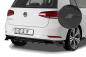 Preview: CSR Diffusor | Heckansatz mit ABE für VW Golf 7 / e-Golf HA279-S Strukturiert schwarz matt (keine Lackierung erforderlich)