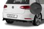 Preview: CSR Diffusor | Heckansatz mit ABE für VW Golf 7 / e-Golf HA279-L Lackierung erforderlich (schwarz matt)