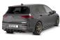 Preview: CSR Racing Diffusor | Heckansatz für VW Golf 8 (Typ CD) Style / Active HA314-B mit CSR-Logo Lackierung erforderlich (schwarz matt)