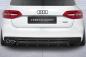 Preview: CSR Diffusor | Heckansatz mit ABE für Audi A4 B8 (Typ 8K) HA418-M Carbon Look matt strukturiert (keine Lackierung erforderlich)