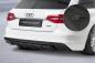 Preview: CSR Diffusor | Heckansatz mit ABE für Audi A4 B8 (Typ 8K) HA418-M Carbon Look matt strukturiert (keine Lackierung erforderlich)