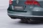 Preview: CSR Diffusor | Heckansatz mit ABE für VW Passat B7 (Typ 3C) Variant HA460-L schwarz matt (Lackierung erforderlich)