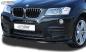 Preview: RDX Frontspoilerlippe VARIO-X für BMW X3 F25 M-Technik -2014 Frontlippe Front Ansatz Vorne Spoilerlippe