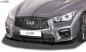 Preview: RDX Frontspoilerlippe VARIO-X für INFINITI Q50 Frontlippe Front Ansatz Vorne Spoilerlippe