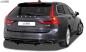 Preview: RDX Heckdiffusor U-Diff XL für VOLVO V90 / S90 R-Design (2016+) Diffusor Heck Ansatz