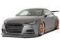 Preview: CSR Scheinwerferblenden für Audi TT FV/8S SB285-L schwarz matt (Lackierung erforderlich)