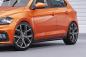 Preview: CSR Seitenschweller mit ABE für VW Polo VI 2G Typ AW SS462-C Carbon Look Hochglanz (keine Lackierung erforderlich)