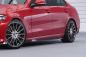 Preview: CSR Seitenschweller mit ABE für Mercedes Benz C-Klasse W206 / S206 SS552-S schwarz matt strukturiert (keine Lackierung erforderlich)