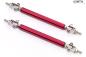 Preview: CSR Universal Spoiler Stabilisatoren verstellbar 100-140mm rot ZB157